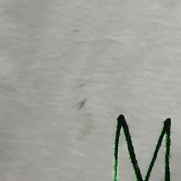 Moschino White Tee with Red and Black Graphic - Picture 5 of 7